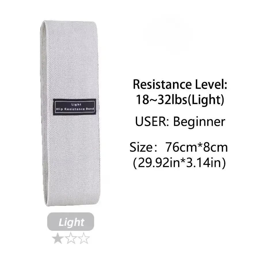 Glute Thigh Fabric Resistance Bands For Home Workouts Non Slip Booty