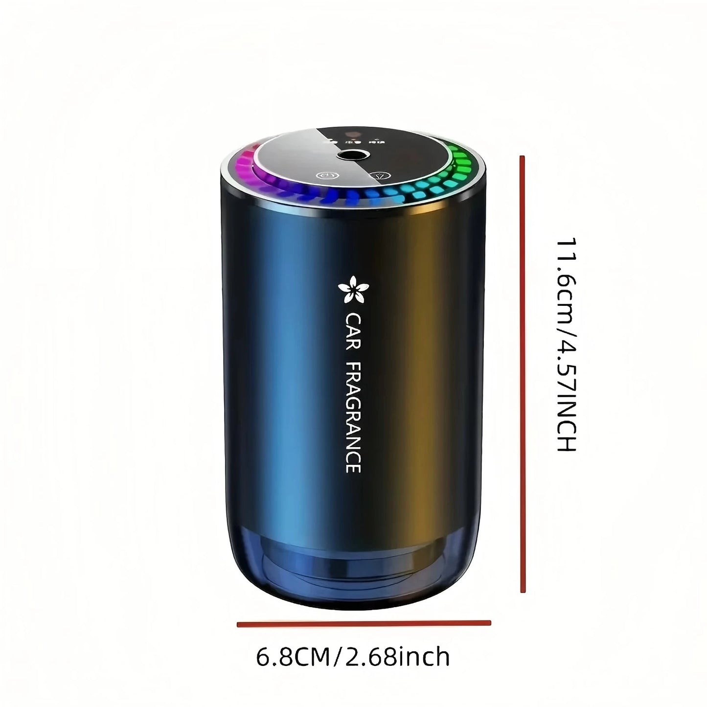 Smart Car Air Freshener With Projector Light And USB Rechargeable For Drivers