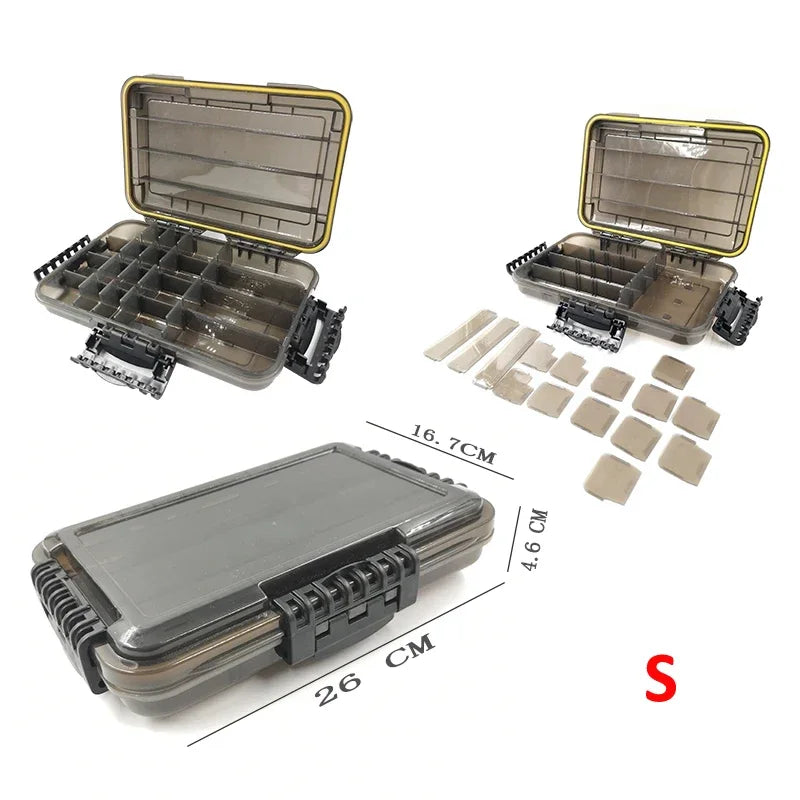 Premium Waterproof Fishing Tackle Box Large Capacity For Anglers And Pros