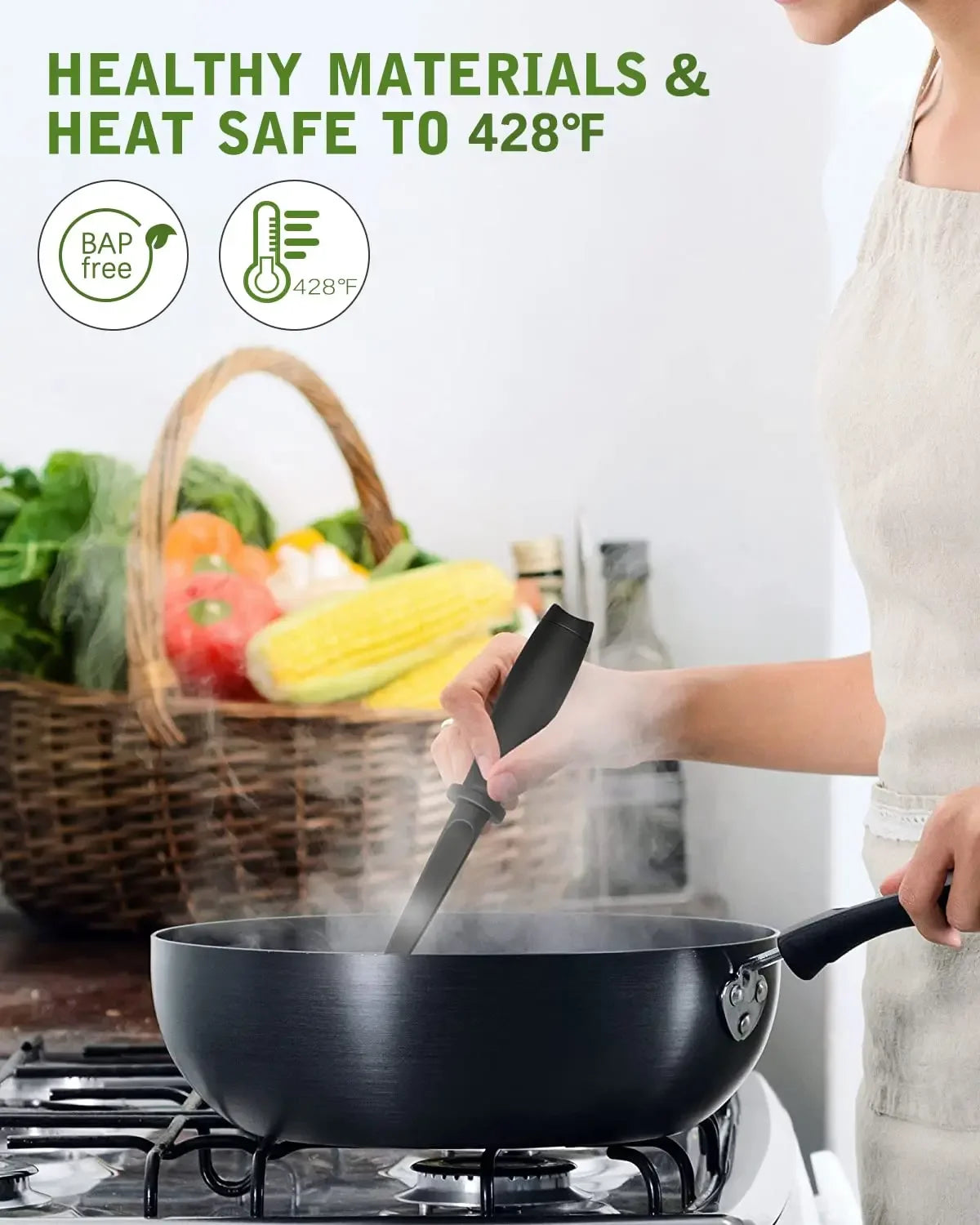 Meat Chopper Heat Resistant Masher For Ground Beef Home Cooks