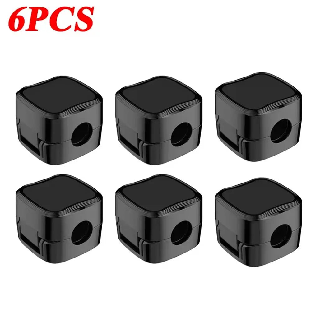 6 Pack Magnetic Cable Clips Adhesive Cord Organizers For Home Office