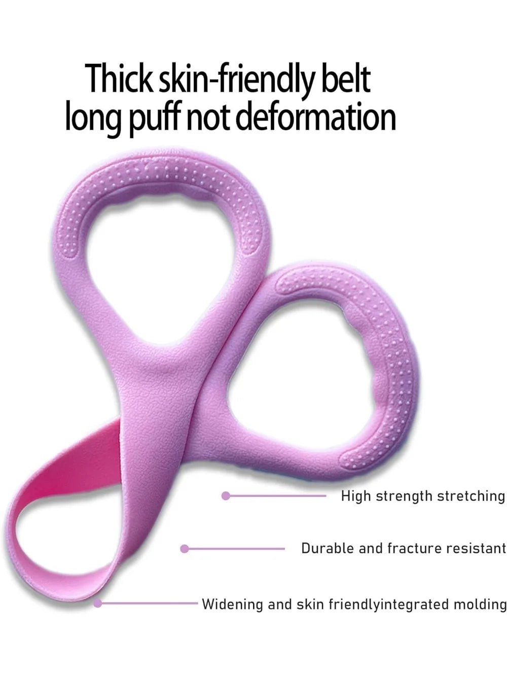 Figure-8 Resistance Band with Handles – Elastic Workout Rope for Arms, Back & Shoulder Training