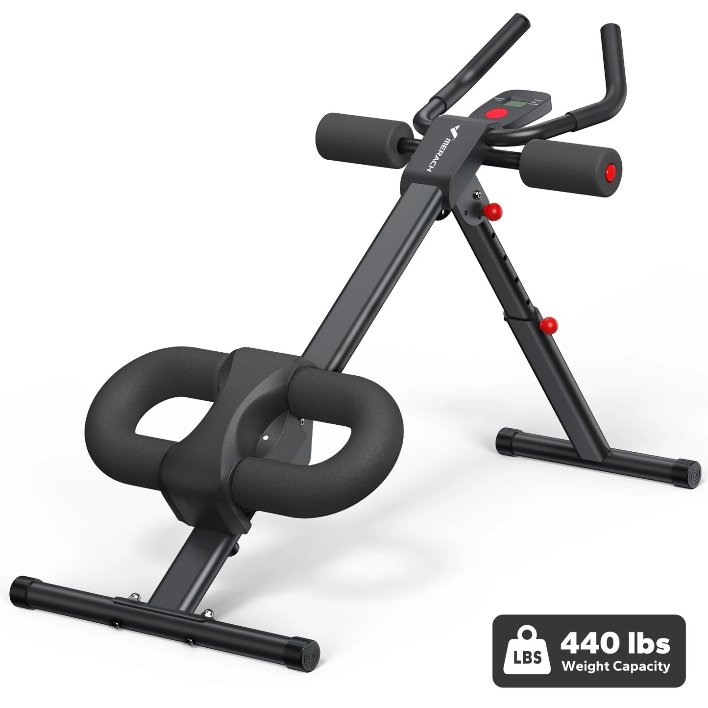 MERACH Ab Machine 2314 Foldable Core Trainer With Knee Protection For Home Gym