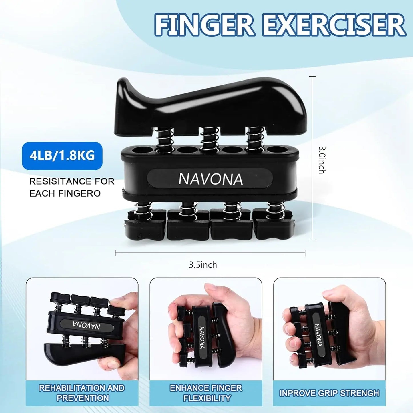 Grip Trainer Kit Adjustable Hand Gripper For Athletes And Injury Recovery