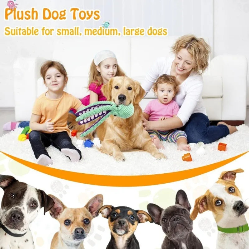 Ultra Soft Squeaky Plush Dog Toy For All Dog Sizes