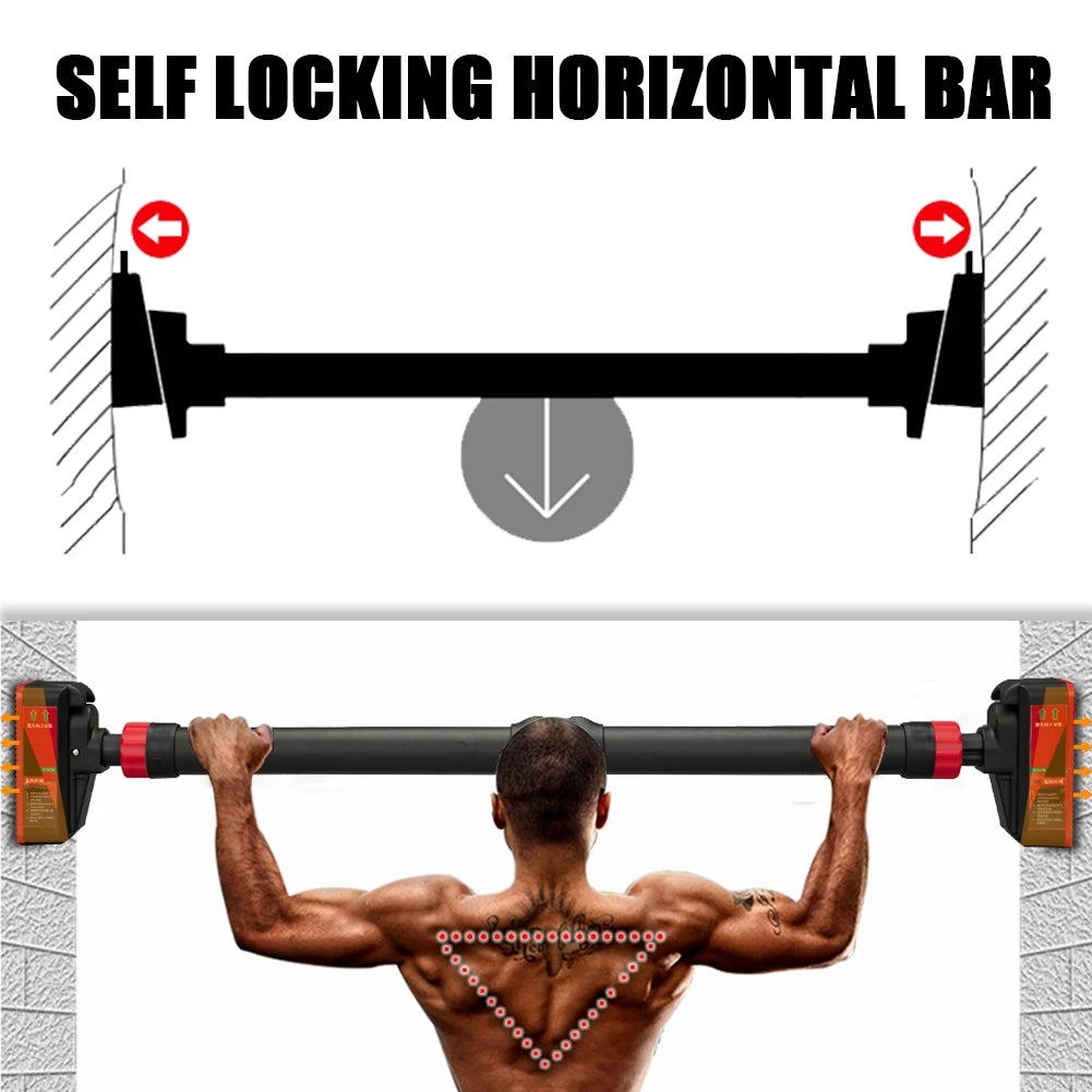 TWISTER.CK Pull Up Bar With Level Gauge Adjustable 69 To 92 CM 200 KG Home Gym