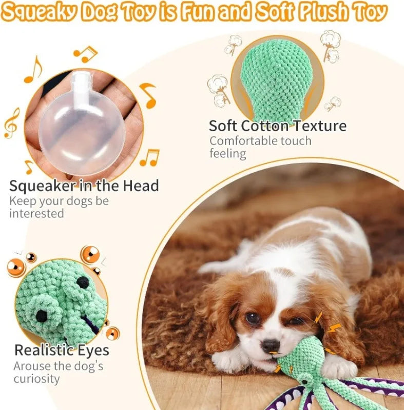 Ultra Soft Squeaky Plush Dog Toy For All Dog Sizes