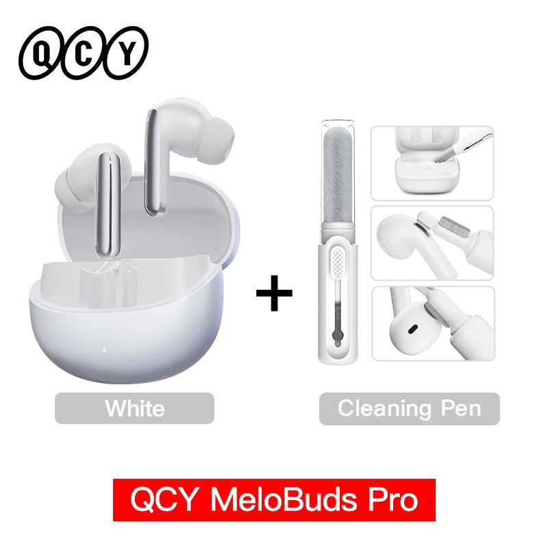 QCY MeloBuds Pro ANC Earphones 46dB Hybrid LDAC For Music Lovers