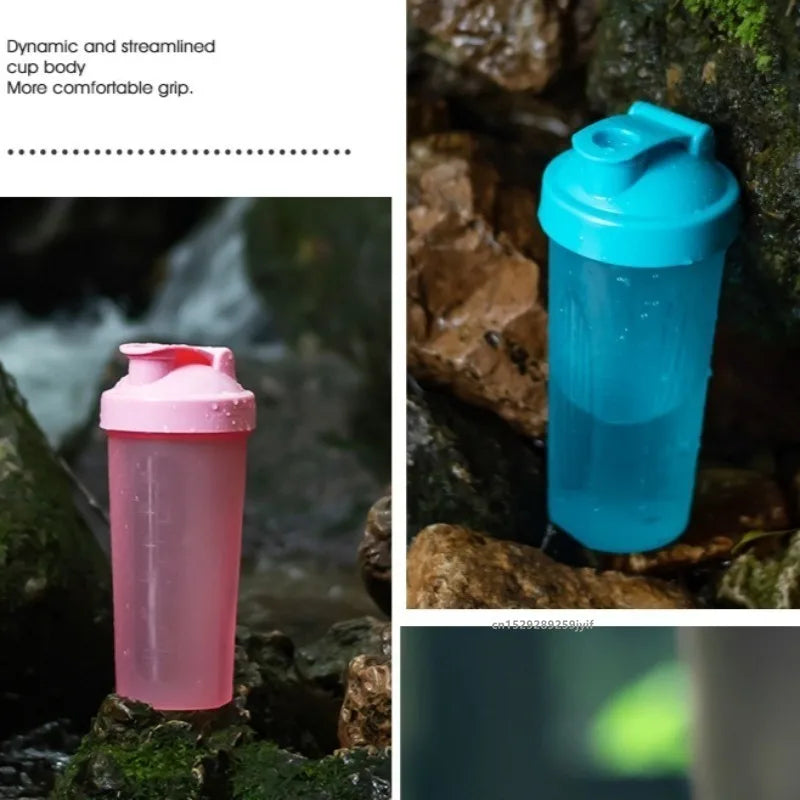Shake It Up 400ml/600ml Protein Shaker Bottle with Whisk Ball