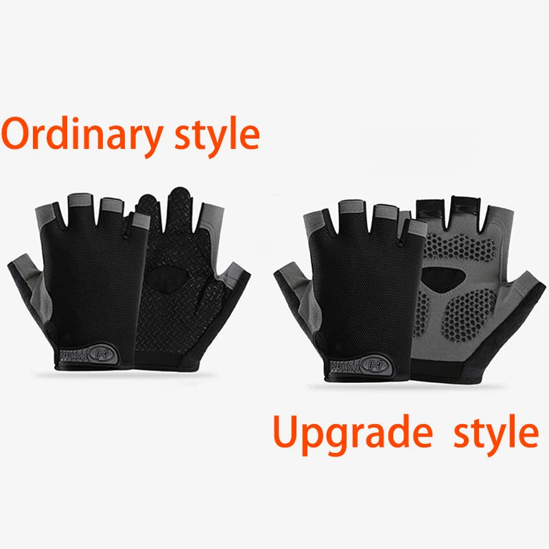 Cycling Gloves Breathable Anti Slip Half Finger For Men And Women Fitness