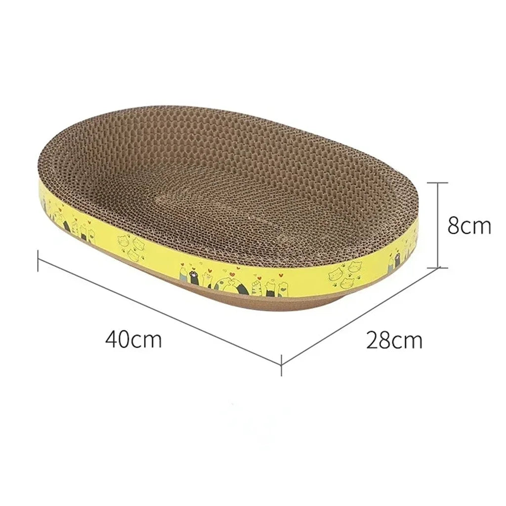 Cat Scratching Board Nest Corrugated Paper Claw Grinding Toy