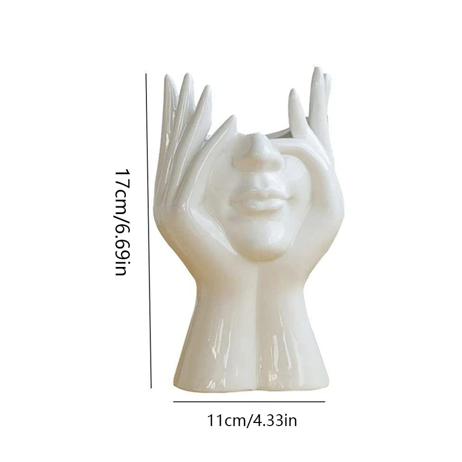 Make a Statement Sculptural Figure Desk & Beauty Organizer