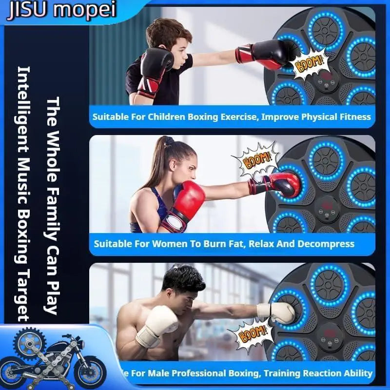 Smart Wall Mounted Boxing Trainer For Adults And Kids With LED Display Bluetooth