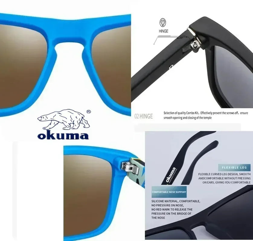 Polarized Sunglasses UV400 For Outdoor Enthusiasts Men Women Ergonomic Comfort
