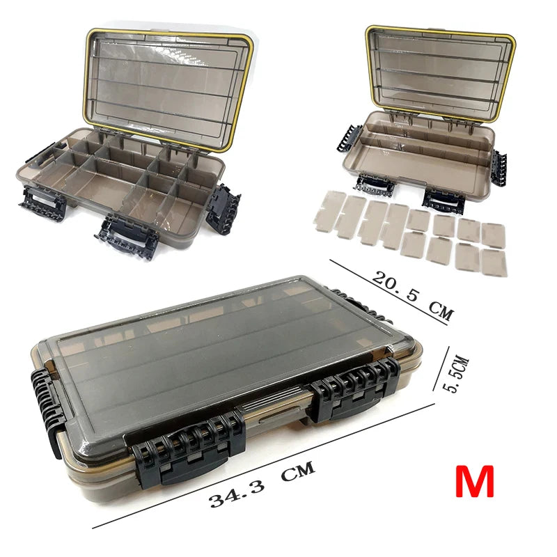 Premium Waterproof Fishing Tackle Box Large Capacity For Anglers And Pros