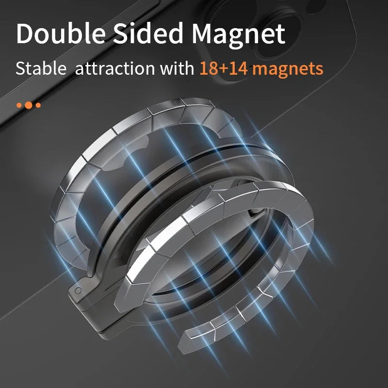 Foldable MagSafe Magnetic Phone Holder For Universal Car Treadmill Gym Goers