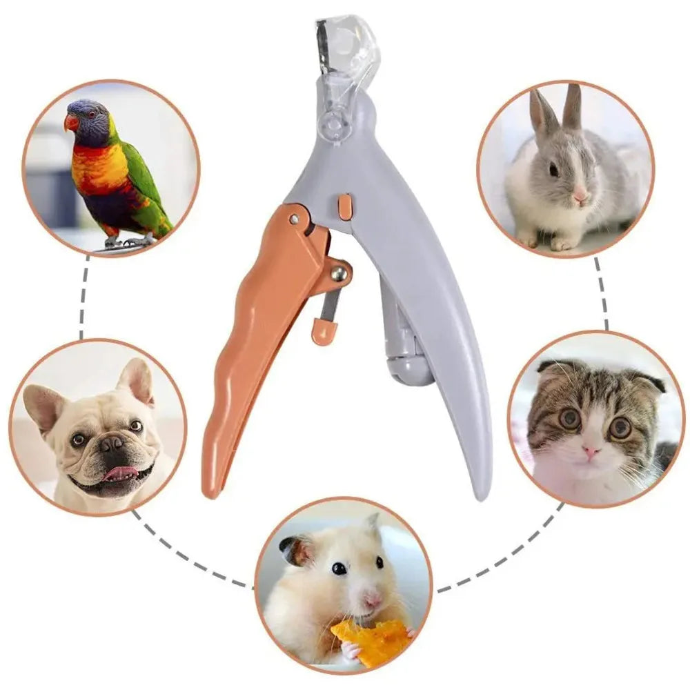 Pet Nail Clipper LED Light Magnifier For Dogs And Cats