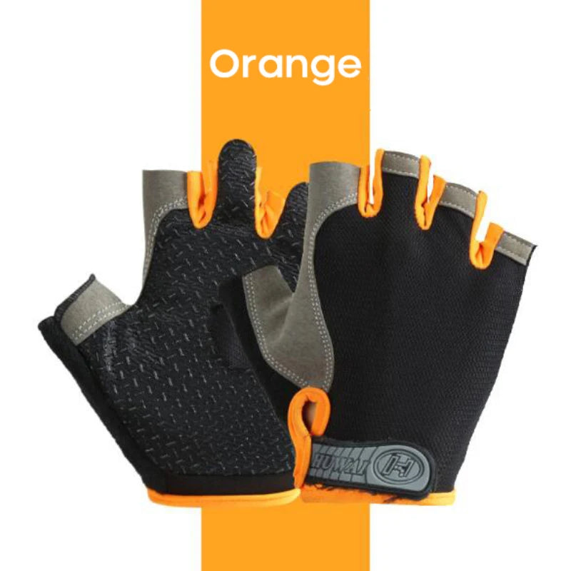 Cycling Gloves Breathable Anti Slip Half Finger For Men And Women Fitness