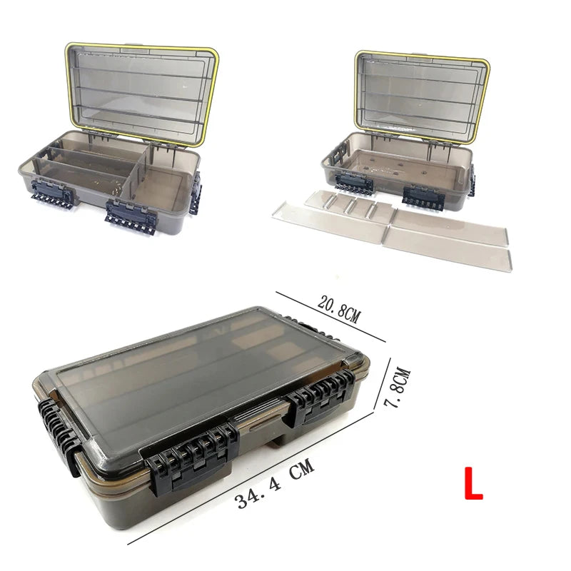 Premium Waterproof Fishing Tackle Box Large Capacity For Anglers And Pros