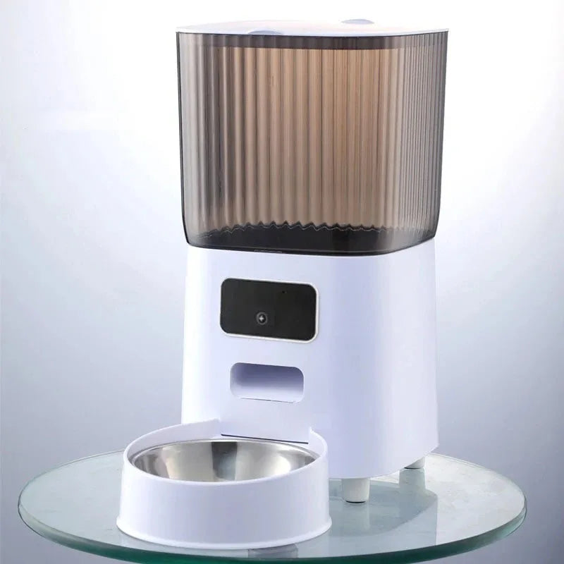 Repetsun Double Bowls Smart Cat Feeder With Video Camera