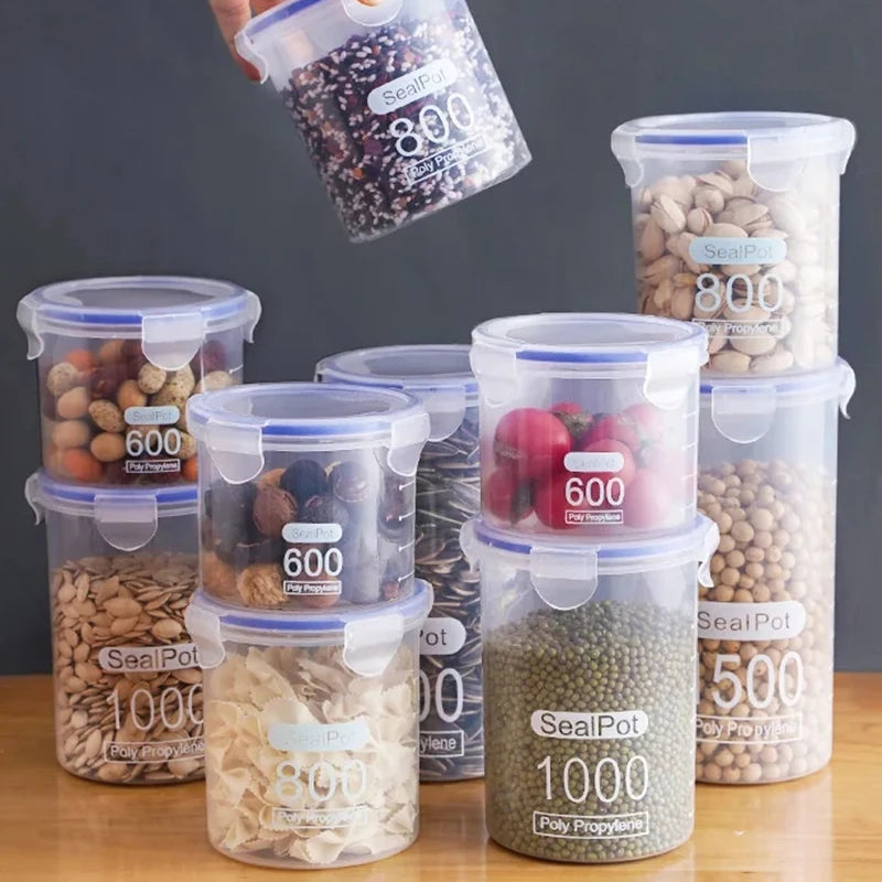 Fresh & Organized Airtight Pantry Storage Jar with Measuring Scale