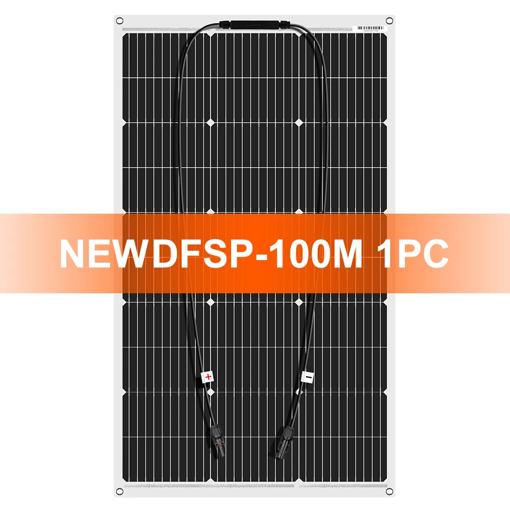 Go Off-Grid 100W Flexible Solar Panel for RV & Camping