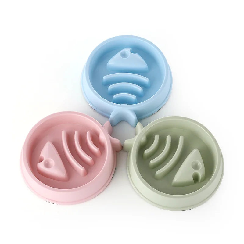 Slow Feeder Pet Bowl For Cats And Dogs Non Slip Anti Choking Maze Design