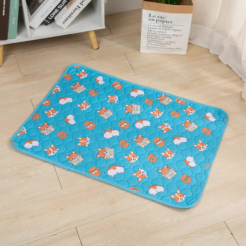 Reusable Dog Pee Pad Blanket Absorbent Washable Training Mat