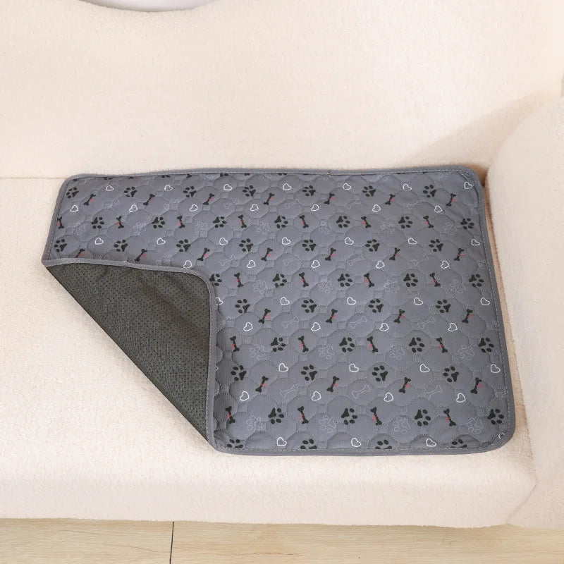 Reusable Dog Pee Pad Blanket Absorbent Washable Training Mat
