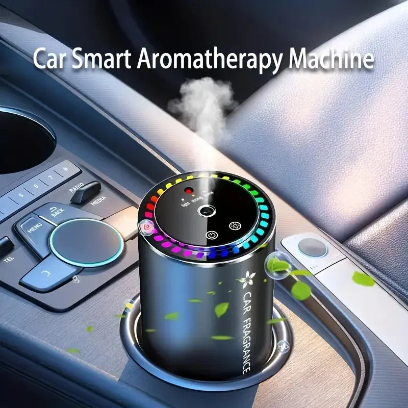 Smart Car Air Freshener With Projector Light And USB Rechargeable For Drivers