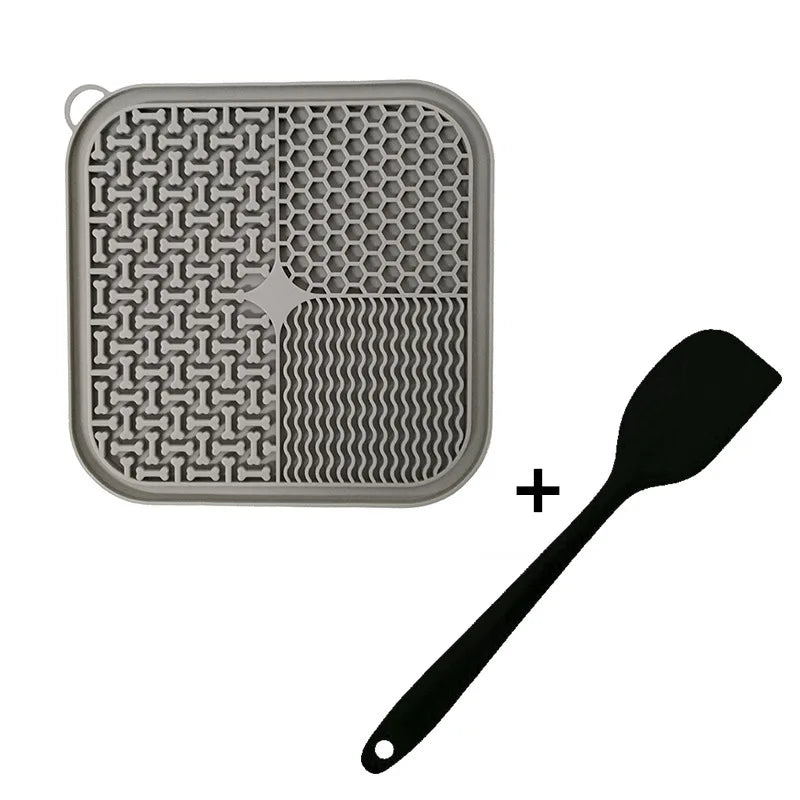 Licking Mat Slow Feeder For Dogs And Cats Suction Cups
