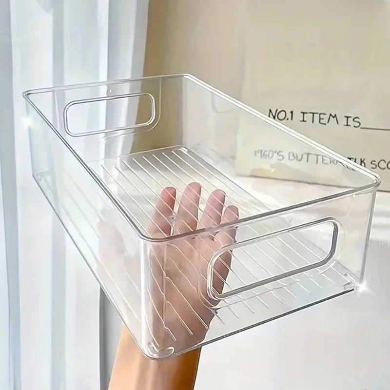 Clear & Organized Acrylic Beauty Storage Box – Masks & Cosmetics