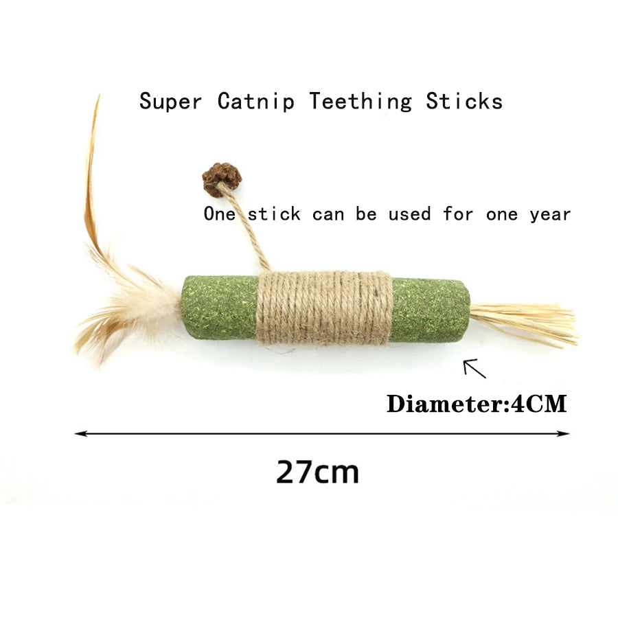 Smart Cat Toys Interactive Ball Squeaky Plush Catnip Training Toy