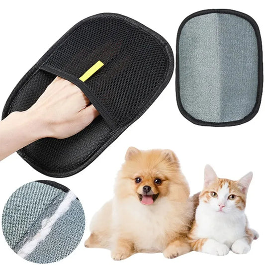 Pet Grooming Gloves Hair Remover for Dog Cat Rabbit