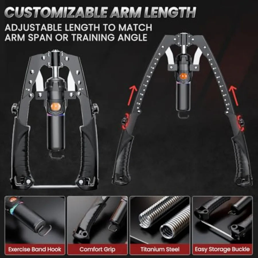 SHXI Twister Arm Trainer 3 In 1 Hydraulic Chest Workout For Gym 22 To 440 Lbs
