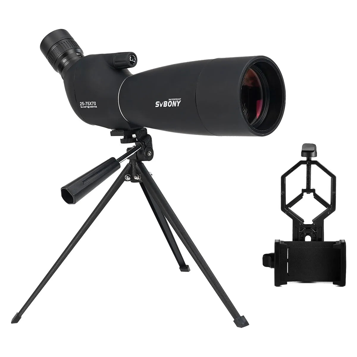 SVBONY SV28 Plus 25-75x Outdoor Spotting Scope