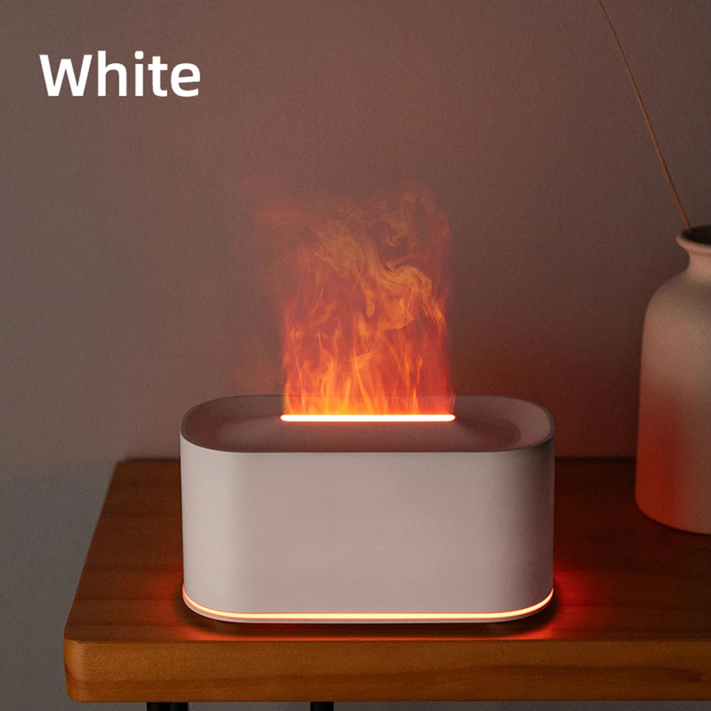 Essential Oil Diffuser Flame Colorful Vapor Humidifier For Spa Aromatherapy