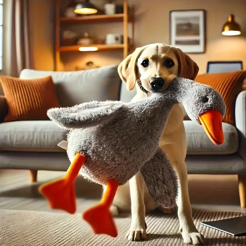 Soft Colorful Duck Plush Toy for Pets Anxiety Relief