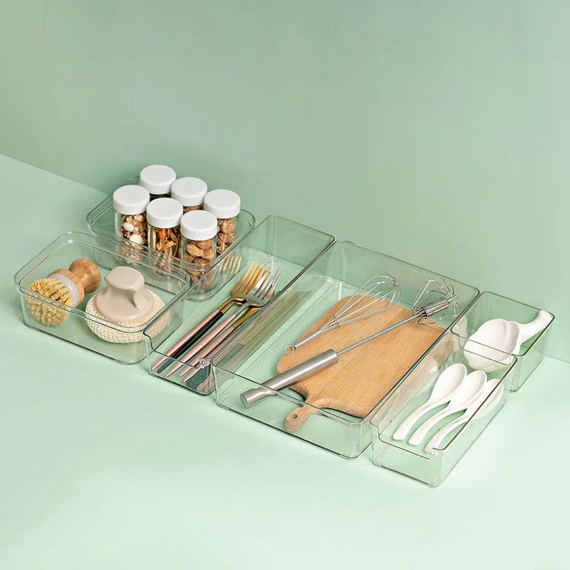 Clear & Organized Acrylic Beauty Storage Box – Masks & Cosmetics