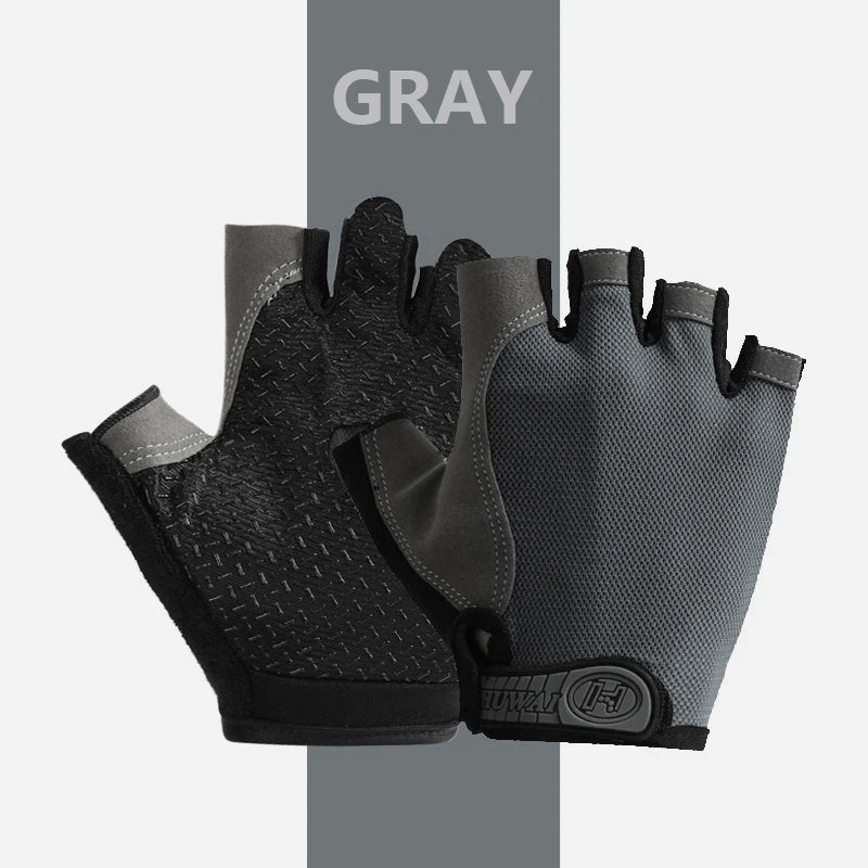 Cycling Gloves Breathable Anti Slip Half Finger For Men And Women Fitness