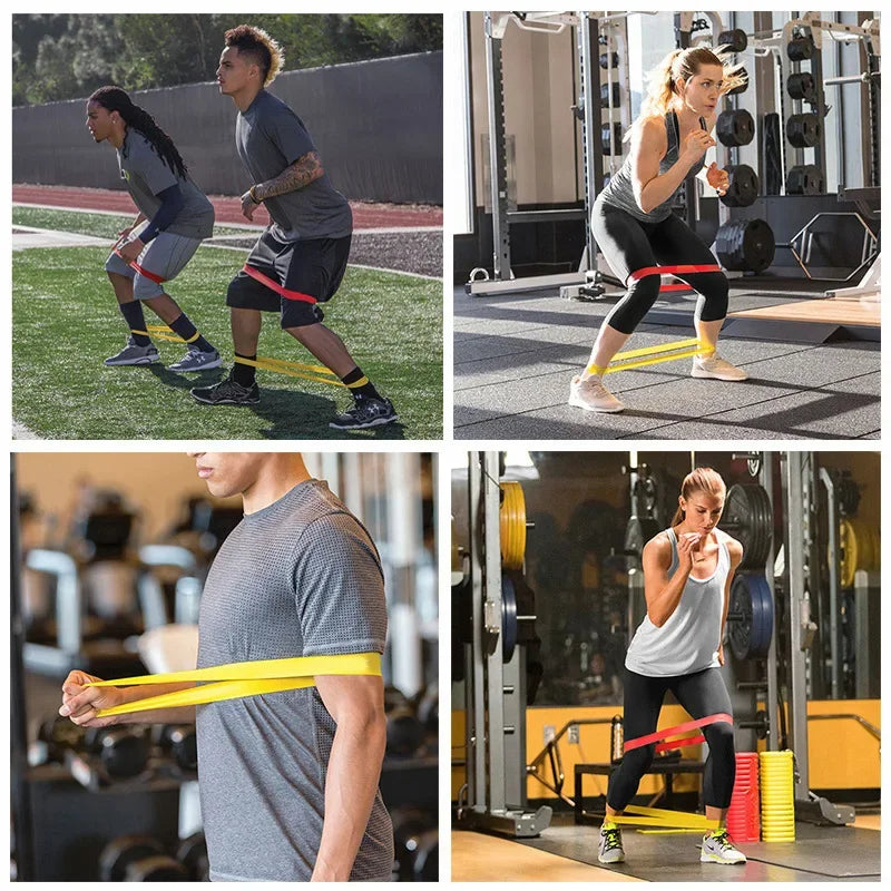 TPE Resistance Bands Set Versatile Loop Bands For Home Gym Strength Training