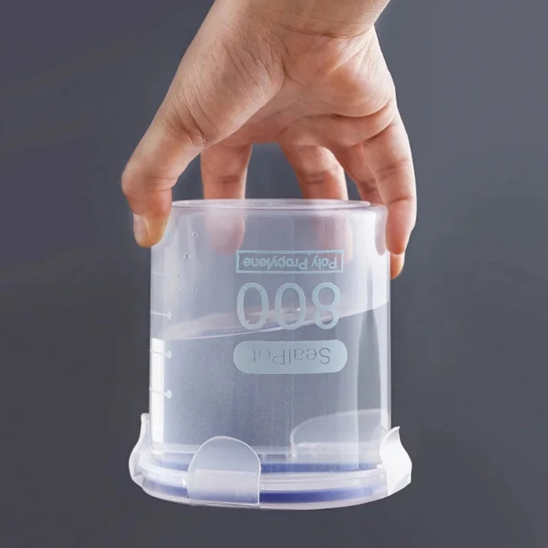 Fresh & Organized Airtight Pantry Storage Jar with Measuring Scale