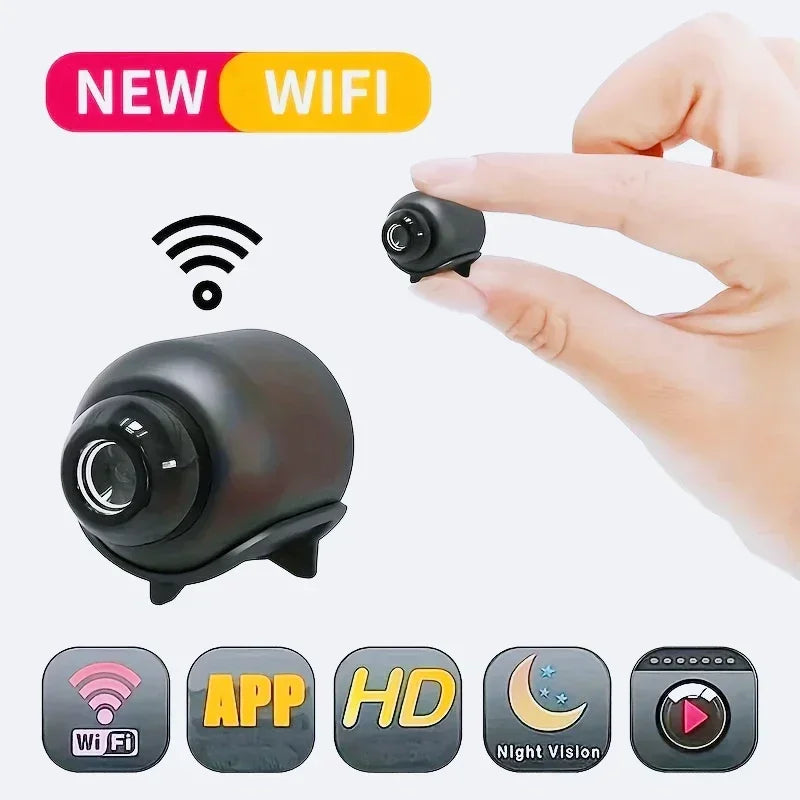 Mini WiFi Camera 1080P HD Night Vision 2 Way Audio Baby And Pet Monitoring