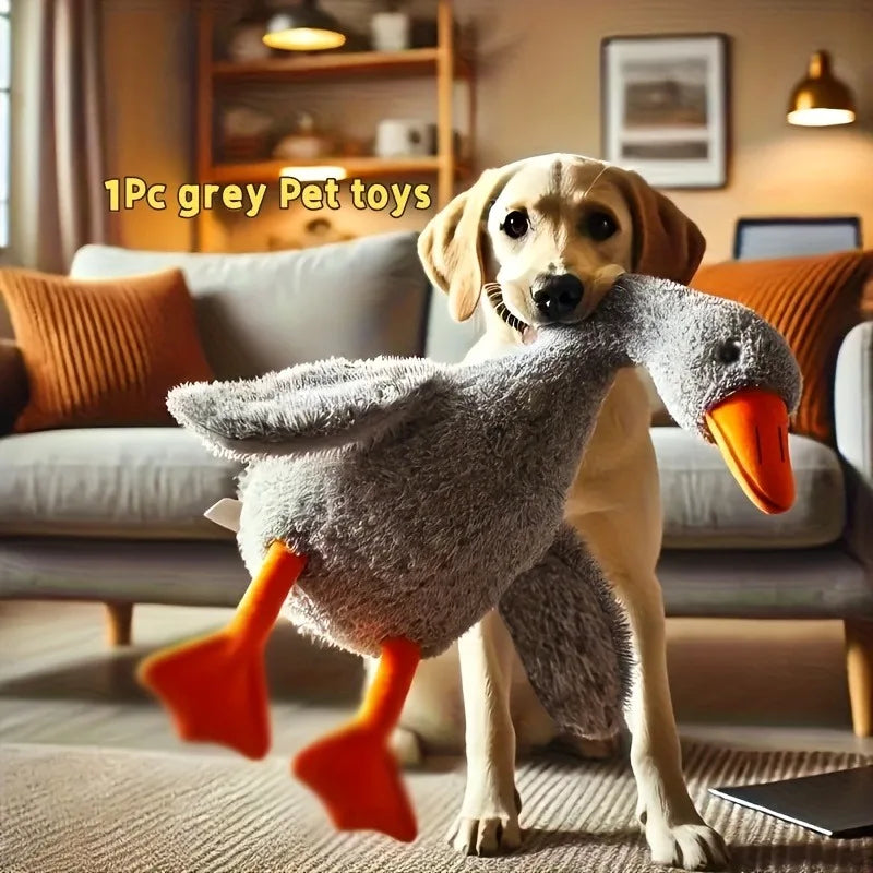 Soft Colorful Duck Plush Toy for Pets Anxiety Relief