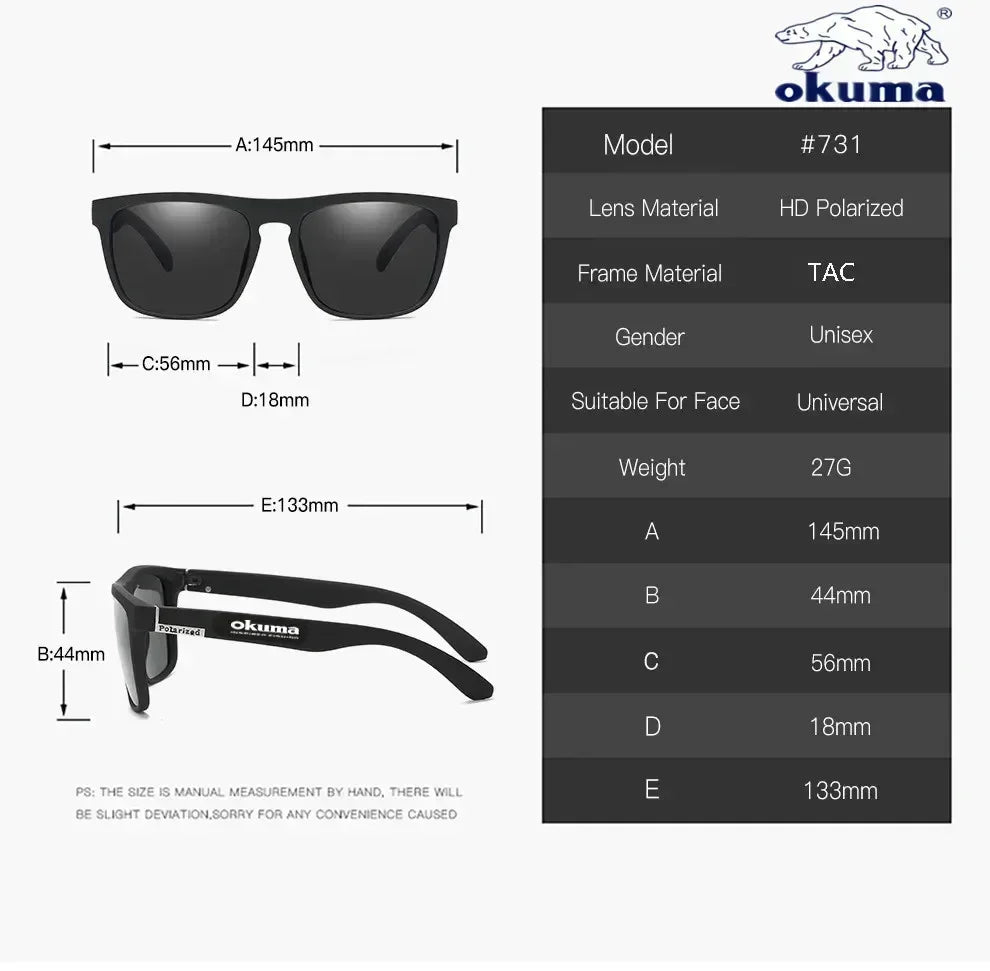 Polarized Sunglasses UV400 For Outdoor Enthusiasts Men Women Ergonomic Comfort