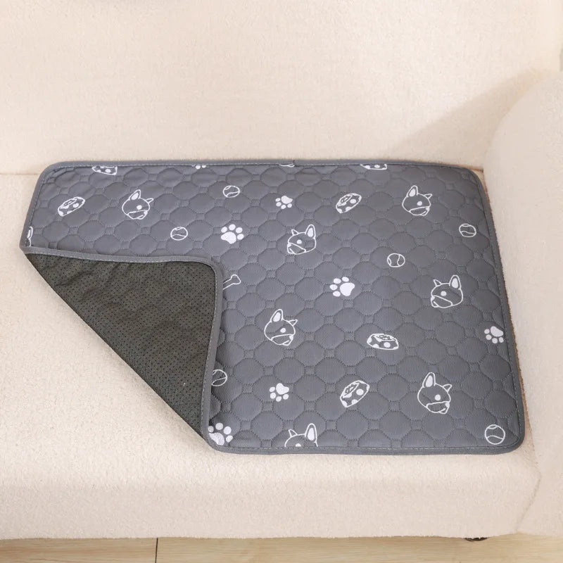 Reusable Dog Pee Pad Blanket Absorbent Washable Training Mat