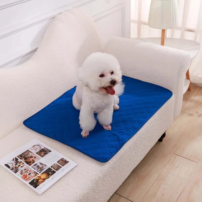 Reusable Dog Pee Pad Blanket Absorbent Washable Training Mat