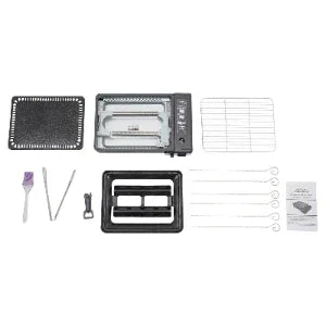 Bymaocar Portable Butane Grill With Grill Net For Camping Trekking Gas Stove