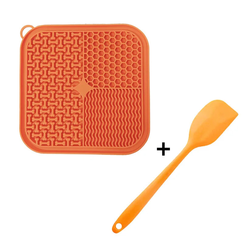 Licking Mat Slow Feeder For Dogs And Cats Suction Cups