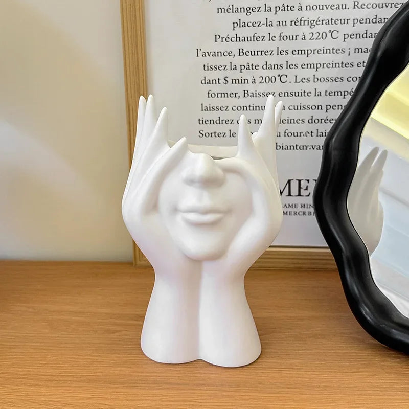 Make a Statement Sculptural Figure Desk & Beauty Organizer